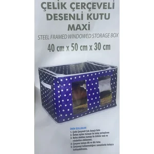 Çelik Çerçeveli Pencereli Çok Amaçlı Maxi Kutu Hurç 40x50x30