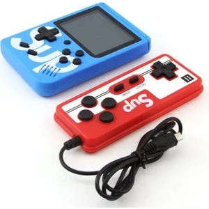 Gc-01 Çift Kol 400 Nostalji Oyunlu Mini Atari Mavi