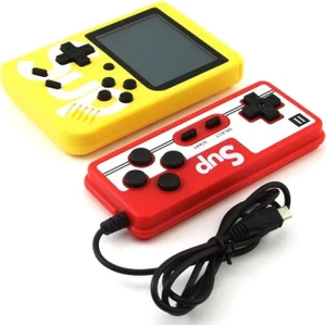 Gc-01 Çift Kol 400 Nostalji Oyunlu Mini Atari Sarı