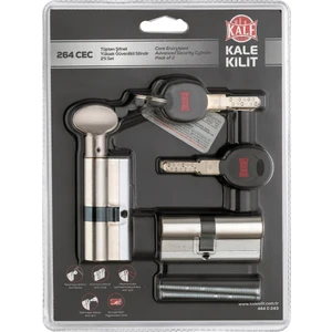 Cec + Cecm Yüksek Güvenlikli Barel Seti Ortak Anahtar 5 Adet