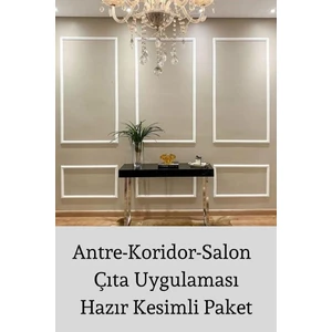 Renkli Duvarlar Dekoratif Boyanabilir Duvar Çıtası 4 cm x 120 cm