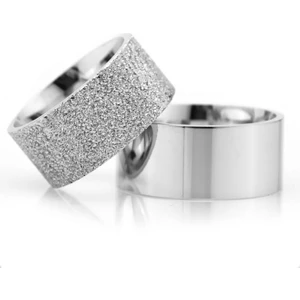 Klasik Model 10 mm Bay Gümüş Alyans