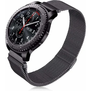 Samsung Galaxy Watch 6 44MM ve 40MM Saat Kordon Kayış Silikon Metal Hasır Örgü Strap