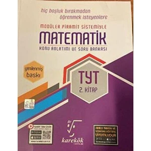 Karekök Yayıncılık TYT Matematik 2.kitap Mps Modüler Piramit Sistemi