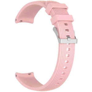 Samsung Galaxy Watch 6 Classic 47MM ve 43MM Saat Kordon Kayış Silikon Çizgi Desen Güzel Strap