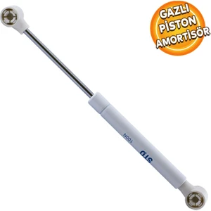 Std Dolap Amortisörü Gazlı Piston Kapak Hidroliği Beyaz (27 cm 100N)