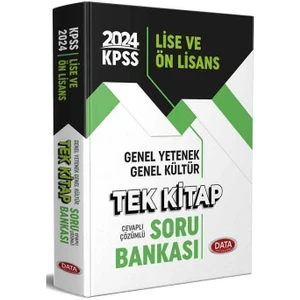 Data Yayınları 2024 Kpss Lise ve Önlisans Cevaplı Çözümlü Tek Kitap Soru Bankası
