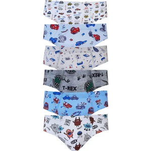 Erkek Çocuk Elastan Empirme Slip Külot 3 Lü Paket
