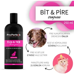 Pro Perfeck Kedi Köpek Bit Pire Kene Şampuanı 250 ml