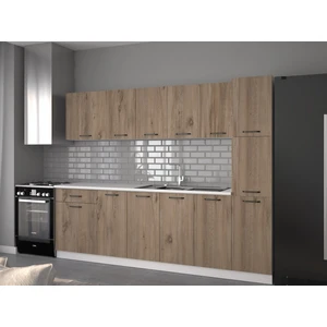 Visas Concept 260 Cm Atlantik Çam- Manolya Hazır Mutfak Dolabı-Kiler Modüllü