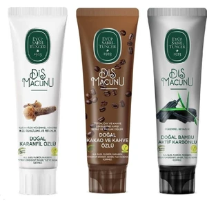 Eyüp Sabri Tuncer Diş Macunu 90 ml 3'lü Set (Karanfil - Bambu - Kakao)