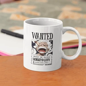 One Piece Luffy Gear 5 Wanted Kupa Bardak