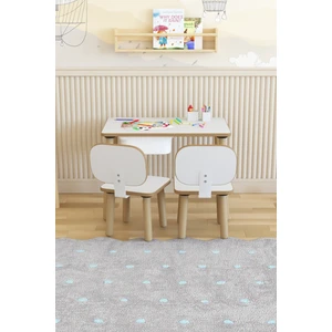 Montessori Çocuk Masası Takımı- Oyun Masası - Aktivite Masası - Çalışma Masası - Etkinlik Masası