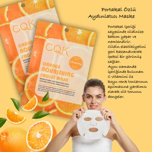 3 Adet Turuncu Vitamin C ve Çin Mantarı Gözenek Onarıcı Yüz Maskesi 30ML XLM205