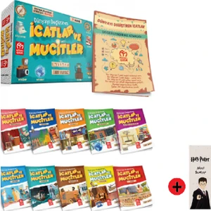 2. 3. 4. Sınıf Hikaye Kitabı Seti  Icatlar ve Mucitler Yeni + Kişiye Özel Isimli Harry Potter Kitap Ayracı