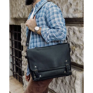 Saraci Leather Craft Deri Erkek Evrak ve Laptop Çantası