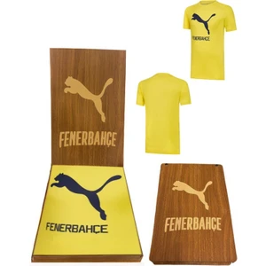 Puma Cat Tee Sarı Erkek Futbol T-Shirt Puma Ahşap Kutulu