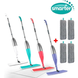 Shıny Sprey Mop 4 Lü + 4 Yedek Mop