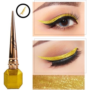 Gold eyeliner best sale