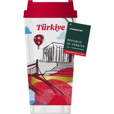 Starbucks Starbucks® 100. Yıl Özel Seri Paslanmaz Çelik Termos - Kırmızı - 473 ml -