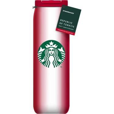 Starbucks Starbucks® 100. Yıl Özel Seri Paslanmaz Çelik Termos - Kırmızı - 473 ml -