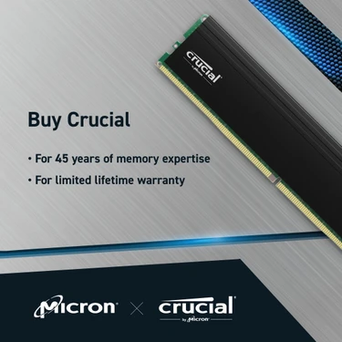 Crucial Pro 64GB Kit (2X32GB) Ddr4 3200 Udımm CL22 Fiyatı