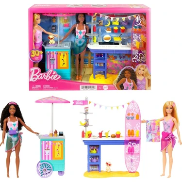 Barbie Brooklyn ve Malibu'nun Sahildeki Yiyecek Standı