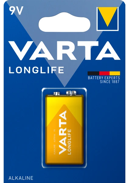 VARTA Longlife Alkalin 9V pil