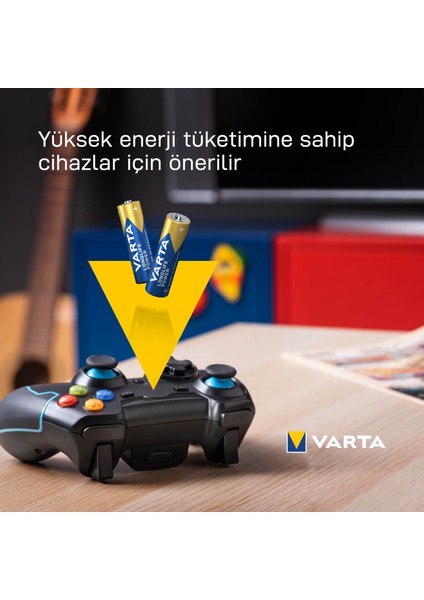 VARTA Longlife Power AA Alkalin kalem pil 10'lu paket