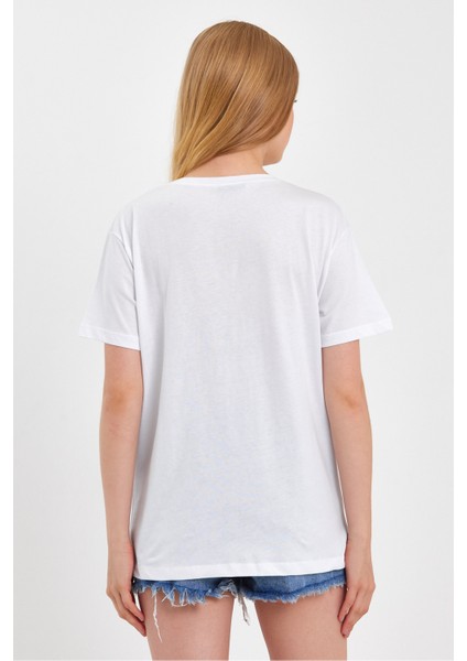 Örgü Şapkalı Kaplumbağa Işlemeli T-Shırt indirimleri