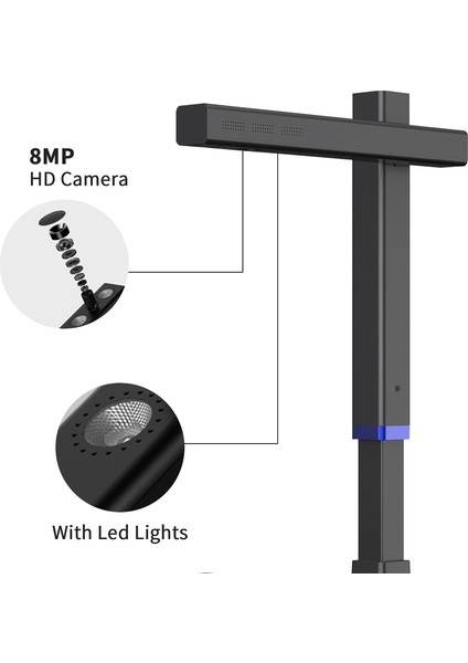 Shine 800 A3 Surface Pro Profesyonel Belge Tarayıcı, 8mp