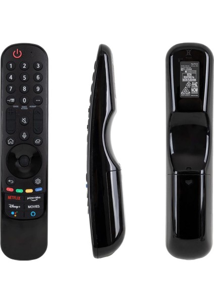 Kl Lg MR21GA AKB76036204 Netflıx-Rakuten Tv-Prıme Vıdeo-Dısney+ Tuşlu Lg Aır Mouse Sihirli Kumanda