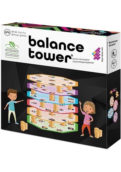 Balance Tower Zeka ve Akıl Oyunu 7+ Yaş 2 Oyuncu