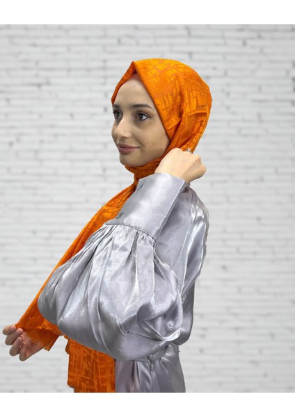 Ithal Desenli Yakma Şal 00829