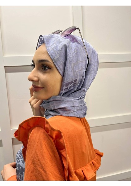 Ithal Desenli Yakma Şal 00829