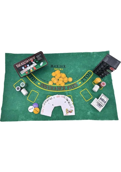 200 Chip ve 2 Adet Iskambil Kağıt Setine Sahip Poker Oyunu modelleri