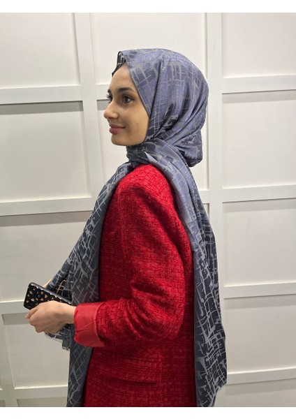 Ithal Desenli Yakma Şal 00829