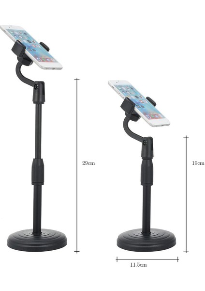 BN78 Masaüstü Telefon Tutucu Stand Metal Tabanlı Canlı Yayın Vlog Video Izleme fiyatları