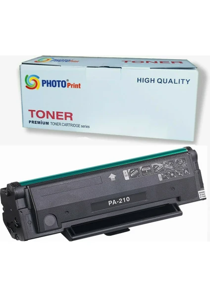 Photo Print  Pantum PA210/PA200B P2200/P2500/P2500W/M6500/M6500N/M6500NW/M6500W/M6550/M6550N/M6550NW/M6550W/M6600/M6600N/M6600NW/M6600W Uyumlu Muadil Toner  (10.200 Sayfa) Chipsiz