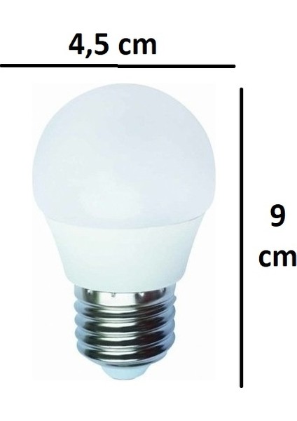 5 W Mini Top LED Ampul E27 Beyaz Işık / Gece Lambası LED 3 Adet