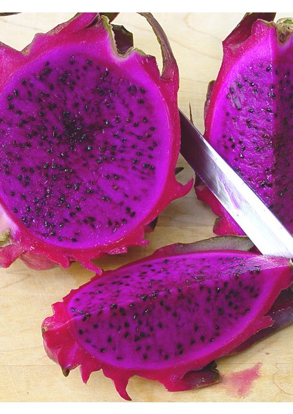 Ejder Meyvesi, Dragon Fruit, Pitaya, 1 Kg, 3-4 Adet, Içi Kırmızı-Mor Tropikal Meyve