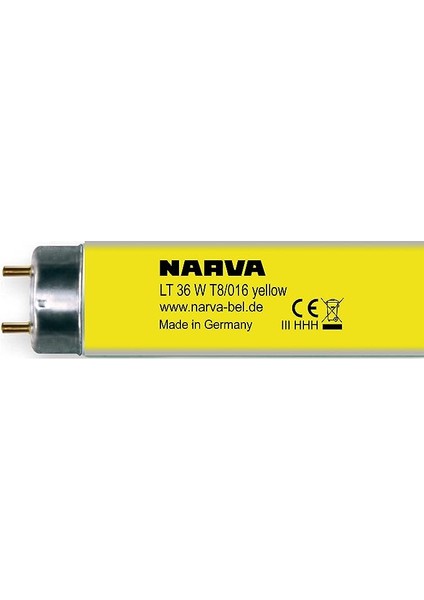 36W Yellow Floresan Ampul (Narva Bulb Lt 36 W T8 G13/016 Yellow)