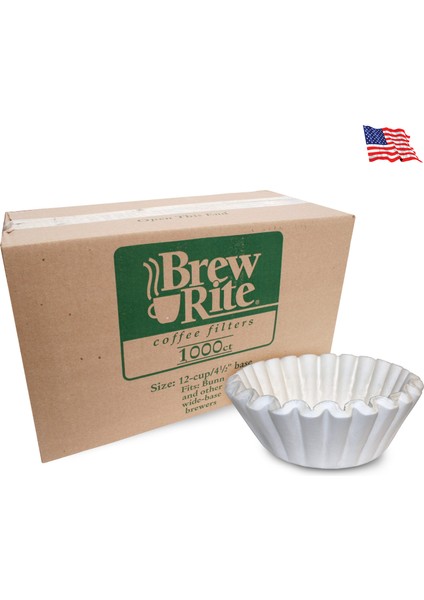 Brew Rite 25090 Basket Filtre Kahve Kağıdı 1000 Adet