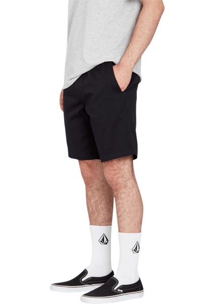 Siyah Erkek Kısa Şort A1012304_VOLCOM Frickin Ew 19 Blk modelleri