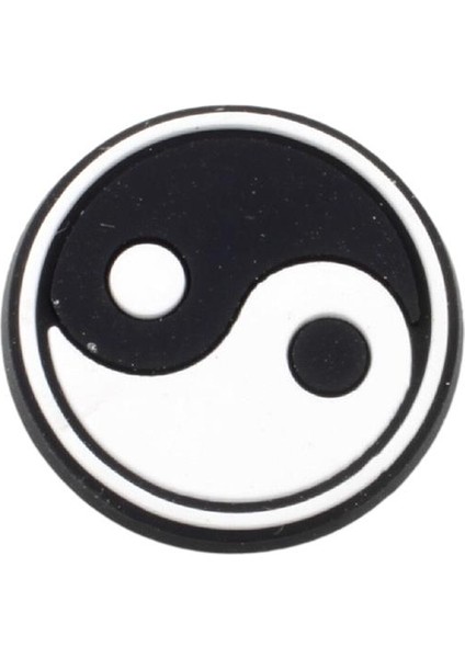 Yingyang Tasarım Silikon Crcs(Jibbitz) Terlik Süsü-T1