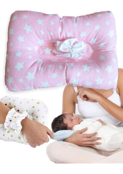 Bebek Kol Yastığı Bebek Kafa Yastığı Küçük Emzirme Minderi STL6246