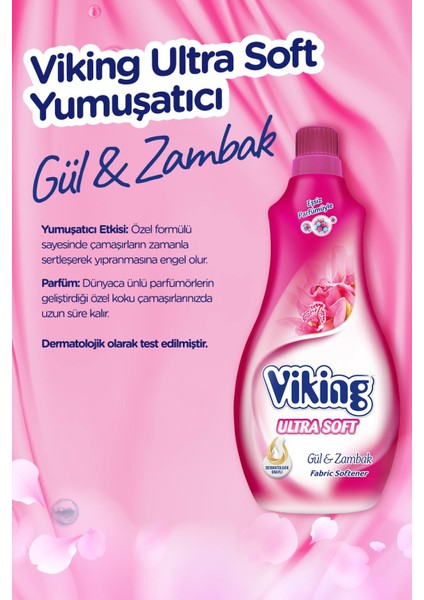 Yumuşatıcı Soft Gül&zambak 1400 ml 6 Adet