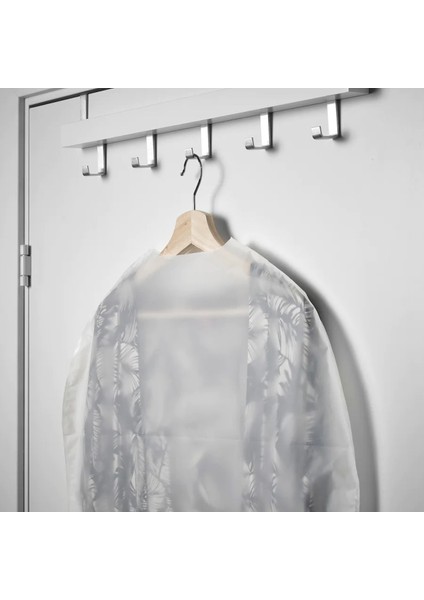 Renshacka 105X60 cm Beyaz Şeffaf Elbise Giysi Kılıfı Koruyucu modelleri
