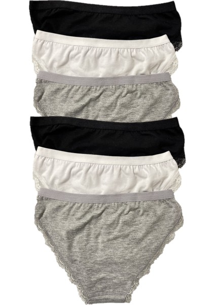 Kadın Tutku Işık Bikini Külot 6 Adet