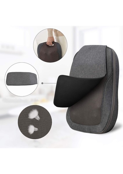 Comfıer Shiatsu Isı ile Sırt Masajı, Taşınabilir Masaj Minderi fiyatları